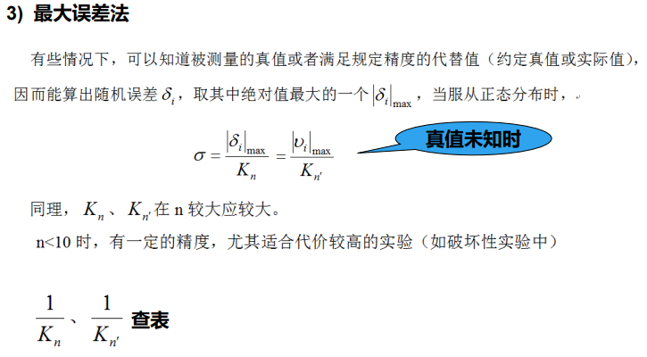 最大误差法理论