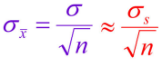 多次测量的算术平均值的标准差