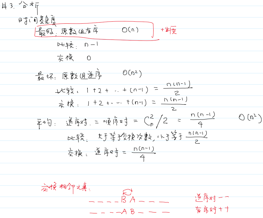 插入排序分析